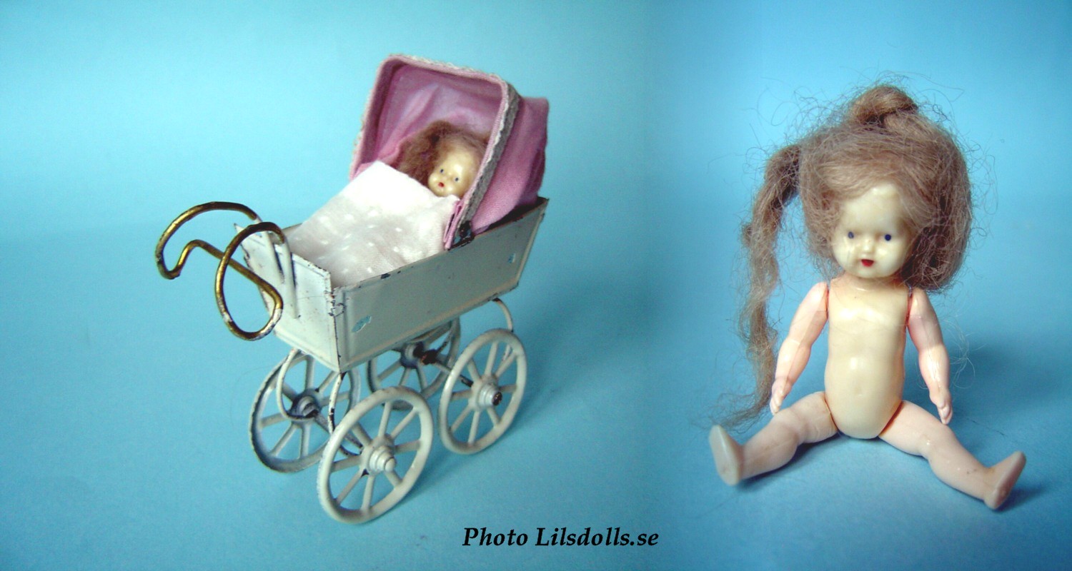 b and m dolls prams